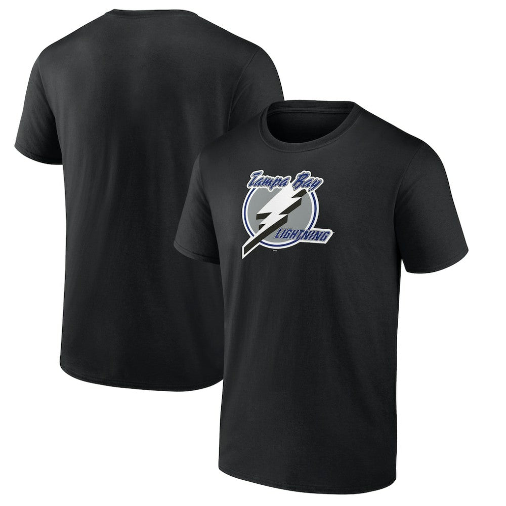 Tampa Bay Lightning Primary Logo T-Shirt - Black - NHL