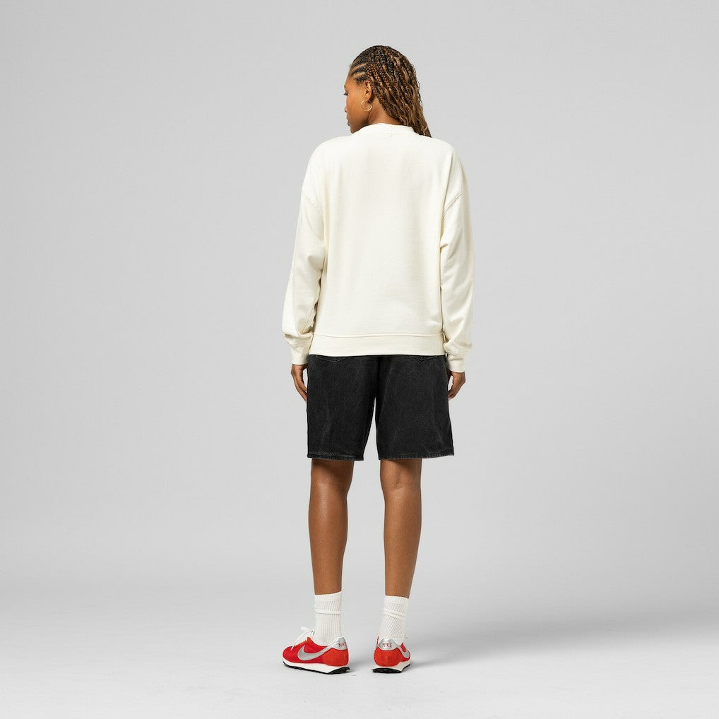 Seattle Seahawks Women's Tonal Arch Sweatshirt Cream | Mitchell & Ness
