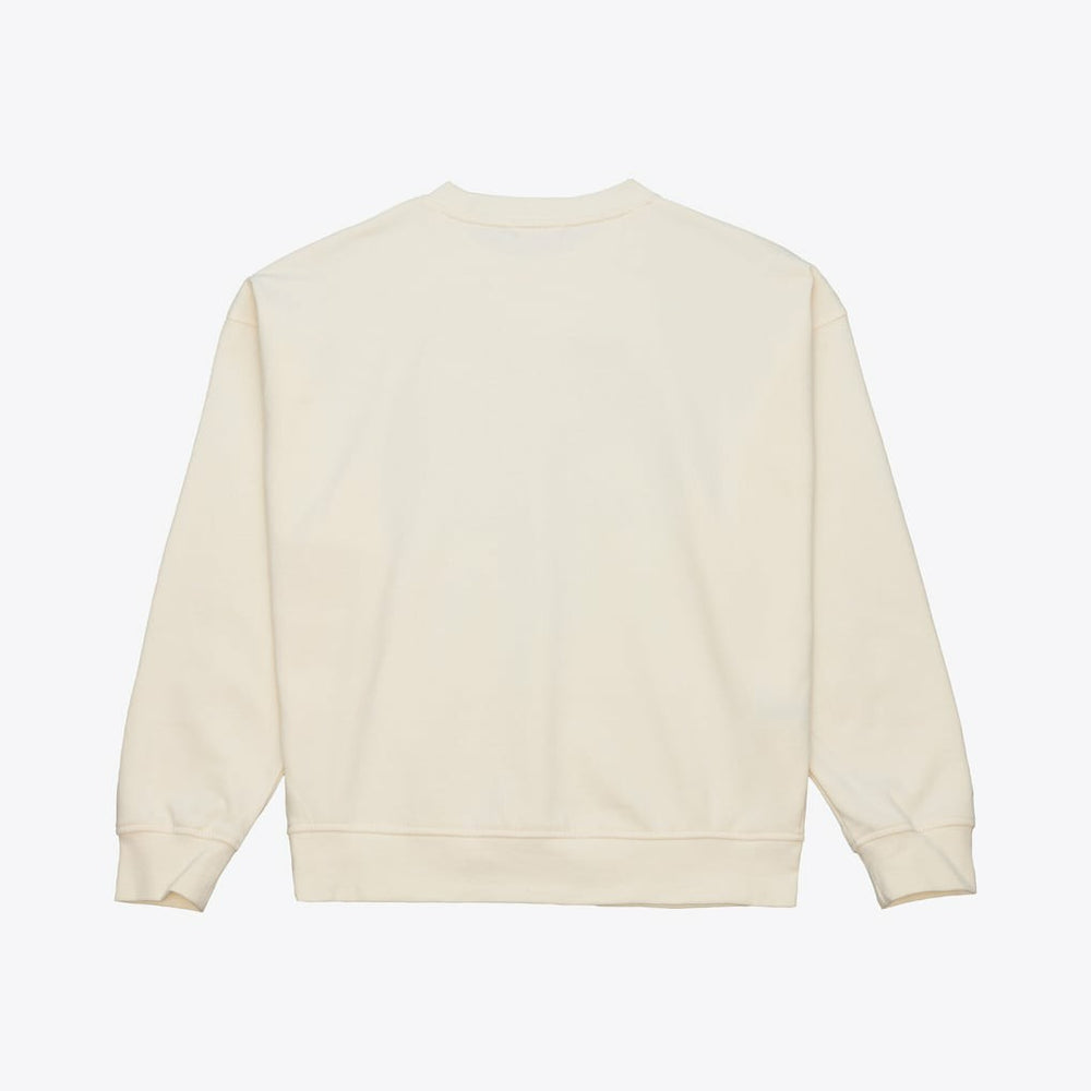 Miami Dolphins Women's Tonal Arch Sweatshirt Cream | Mitchell & Ness