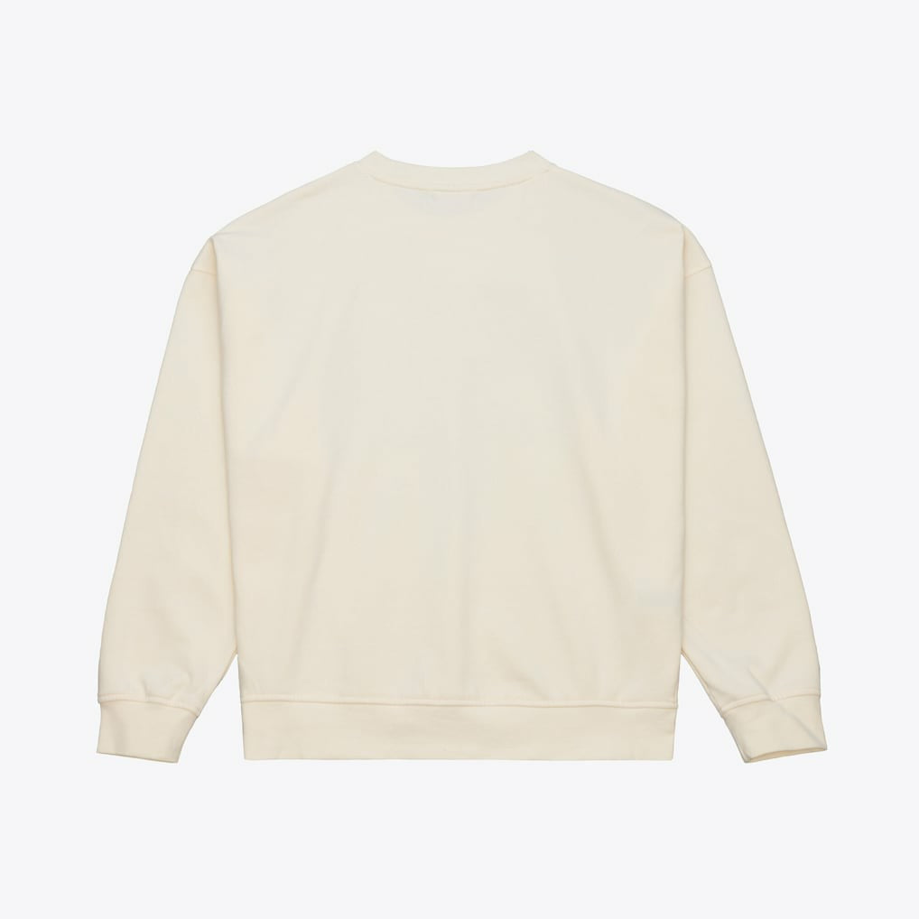 Baltimore Ravens Women's Tonal Arch Sweatshirt Cream | Mitchell & Ness