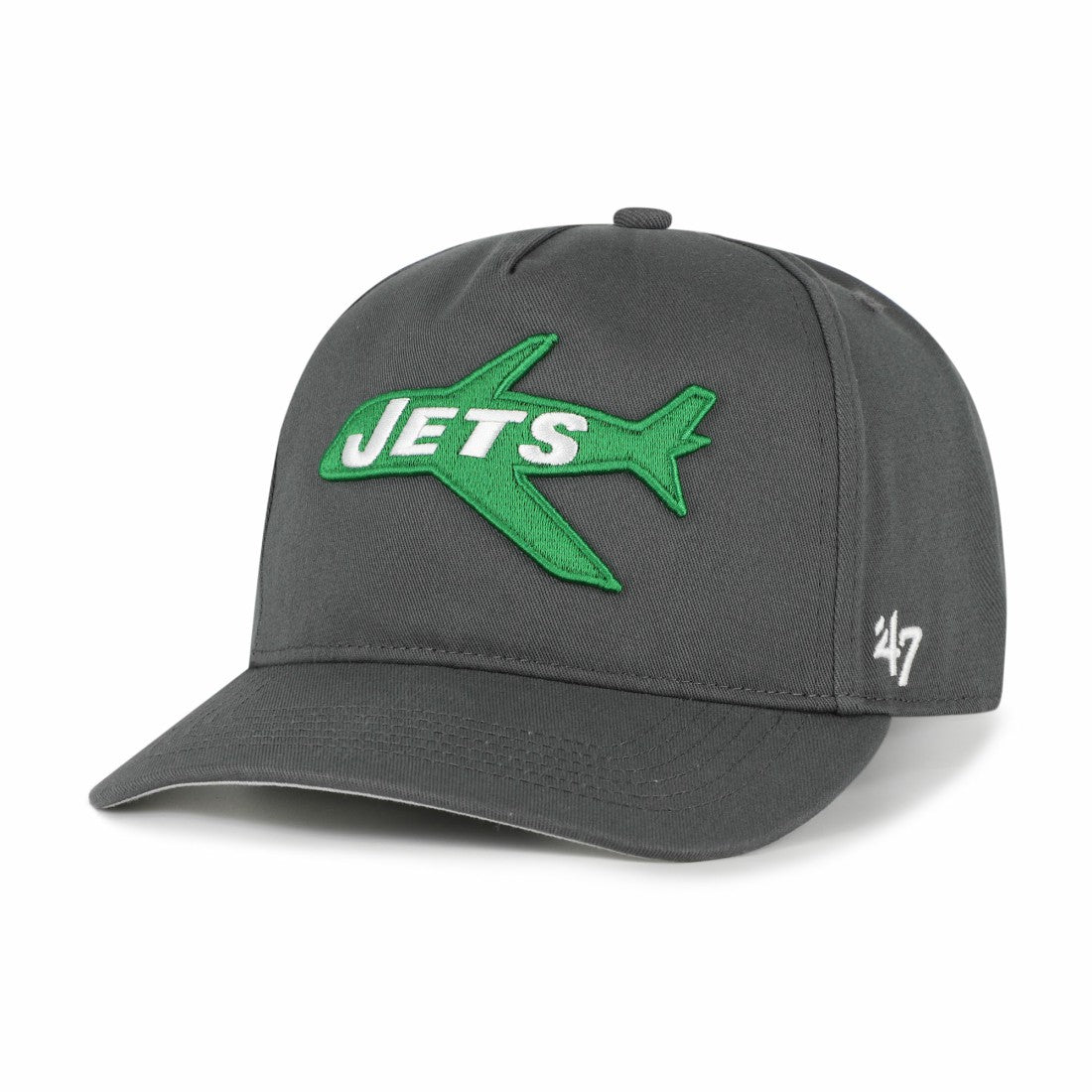 New York Jets '47 Hitch Adjustable Hat Charcoal | 47 brand