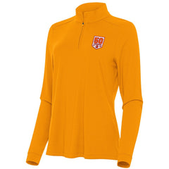 Tampa Bay Buccaneers Antigua Women's 50th Season Intent Quarter-Zip Sweatshirt Orange | NFL