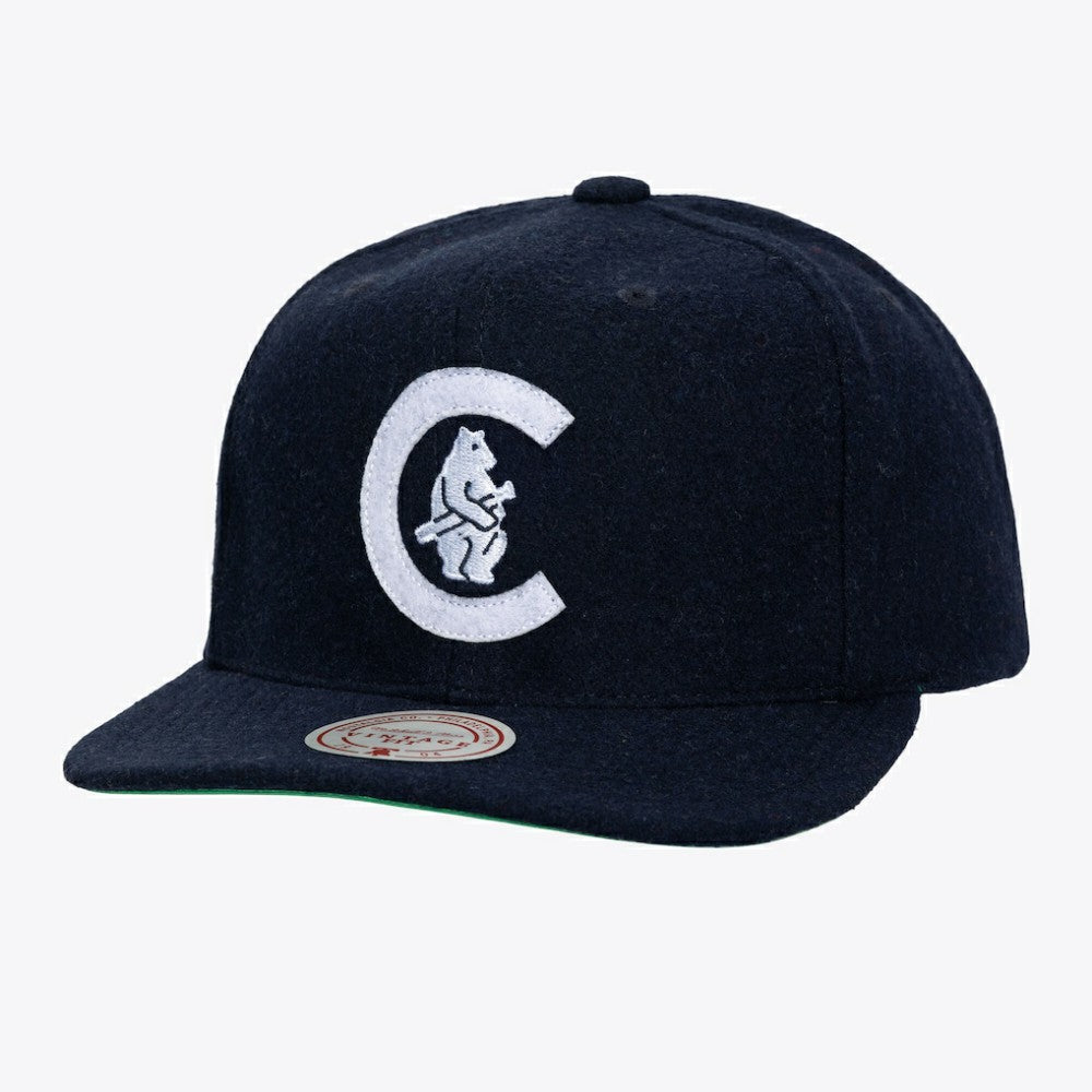 Chicago Cubs Unisex Vintage Fit Melton Wool Adjustable Hat - MLB