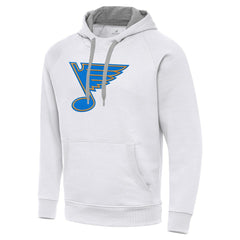 St. Louis Blues Antigua Victory Pullover Hoodie - White - NHL