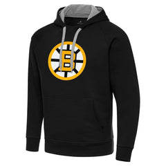 Boston Bruins Antigua Victory Pullover Hoodie - Black - NHL