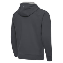 Boston Bruins Antigua Victory Full-Zip Hoodie - Charcoal - NHL