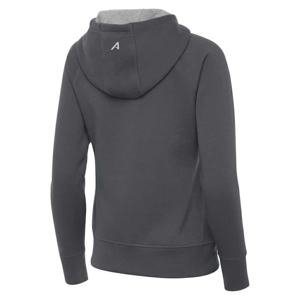 St. Louis Blues Antigua Women's Victory Full-Zip Hoodie - Charcoal - NHL