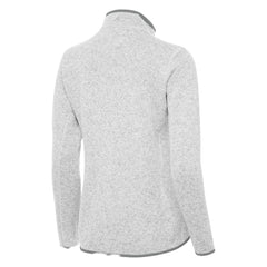Boston Bruins Antigua Women's Fortune Half-Zip Pullover - Heather Gray - NHL