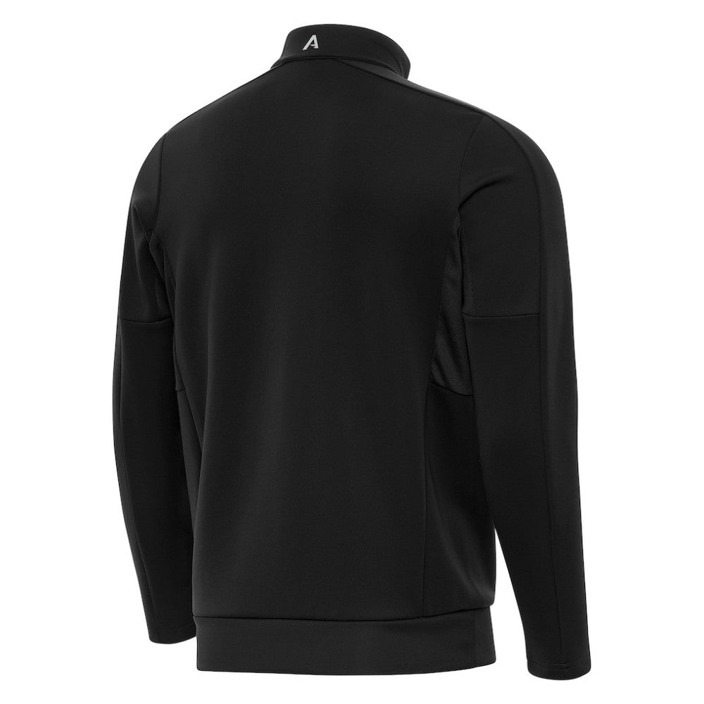 Boston Bruins Antigua Generation Quarter-Zip Pullover Top - Black - NHL