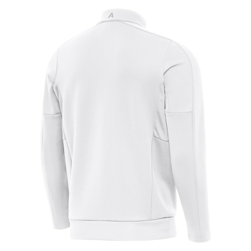 Boston Bruins Antigua Generation Quarter-Zip Pullover Top - White - NHL