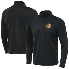 Boston Bruins Antigua Tribute Lightweight Quarter-Zip Pullover - Gray - NHL
