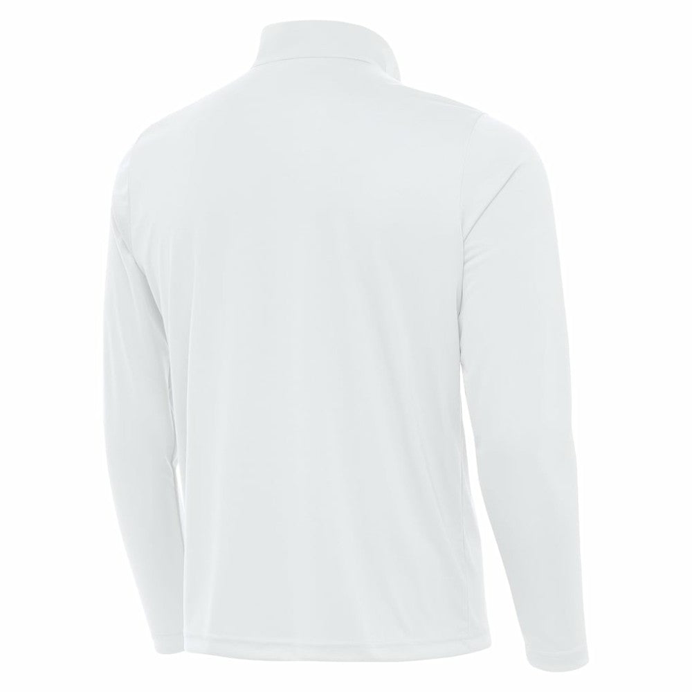 Boston Bruins Antigua Tribute Lightweight Quarter-Zip Pullover - White - NHL