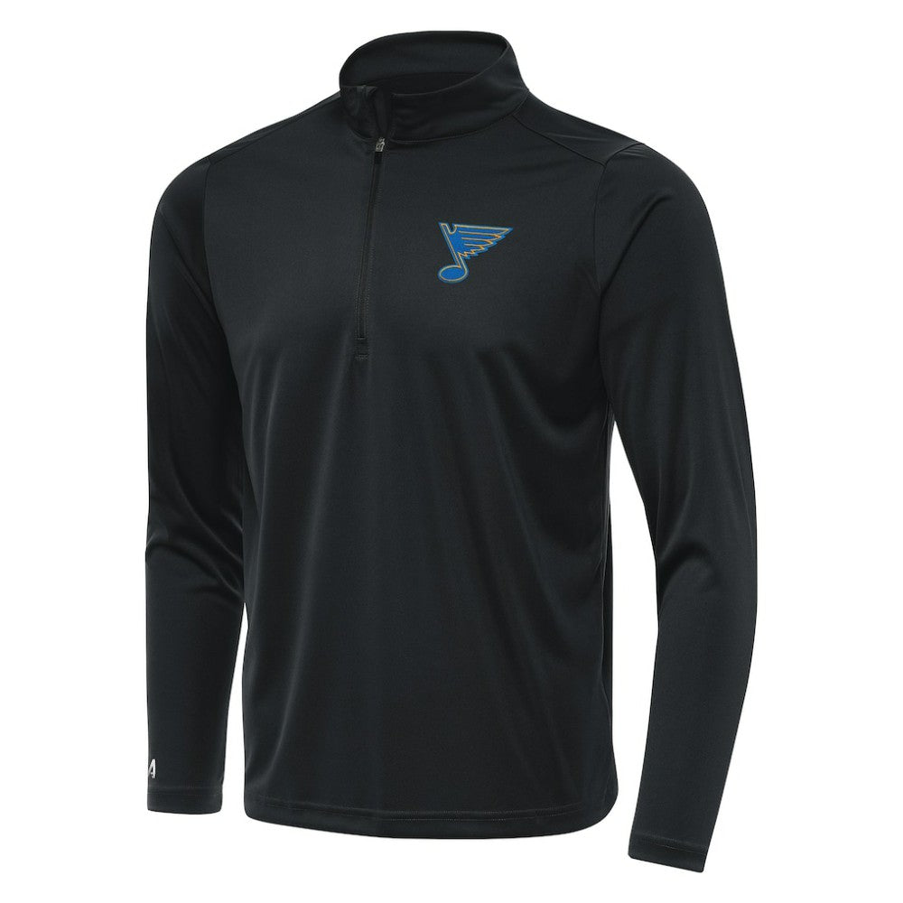 St. Louis Blues Antigua Tribute Lightweight Quarter-Zip Pullover - Gray - NHL