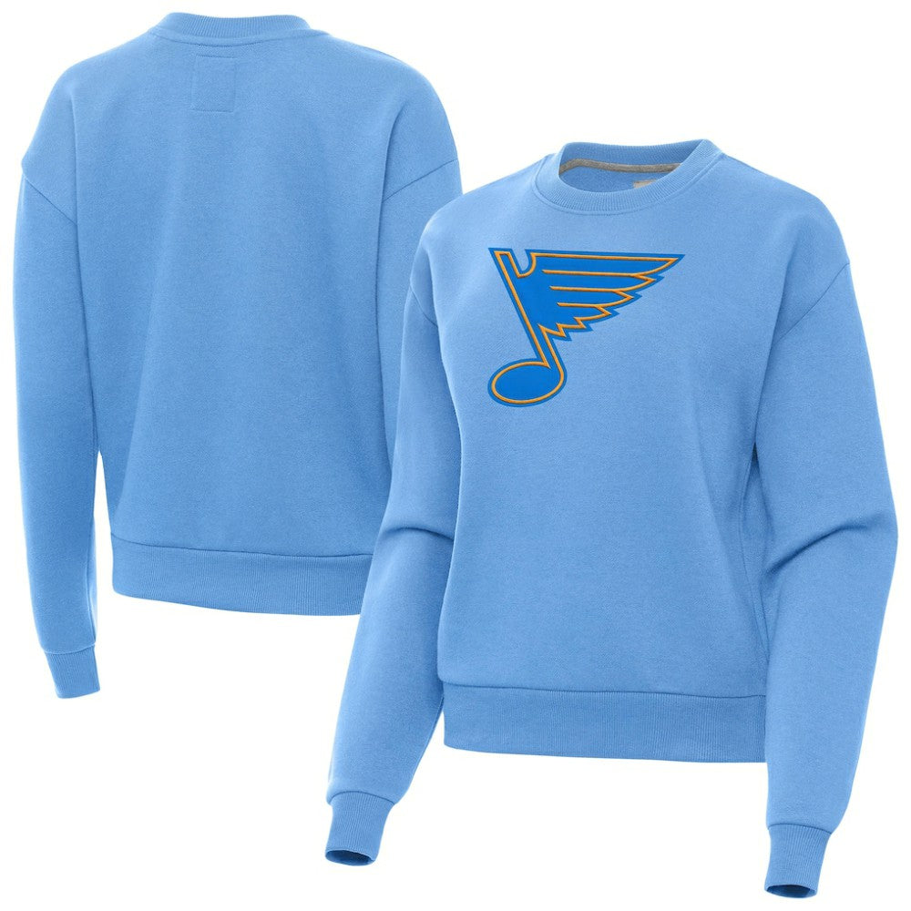 St. Louis Blues Antigua Women's Victory Pullover Sweatshirt - Blue - NHL