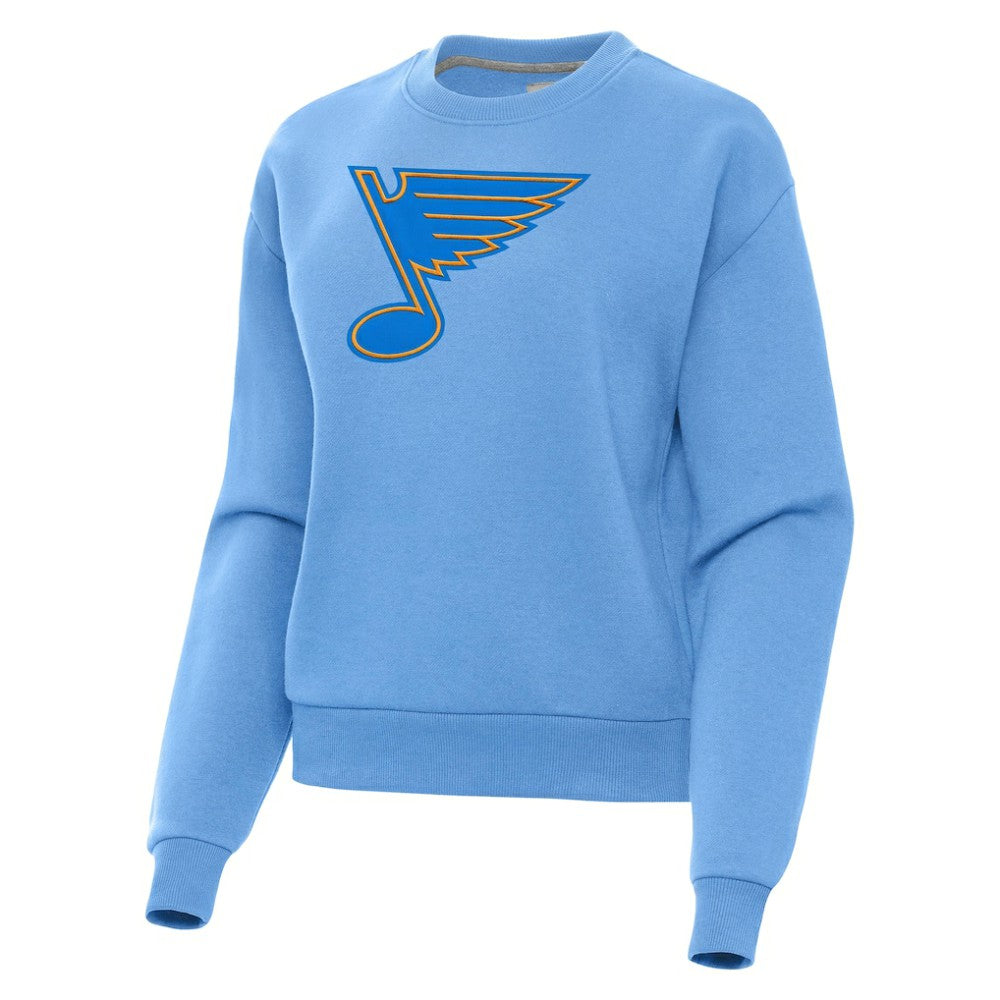 St. Louis Blues Antigua Women's Victory Pullover Sweatshirt - Blue - NHL