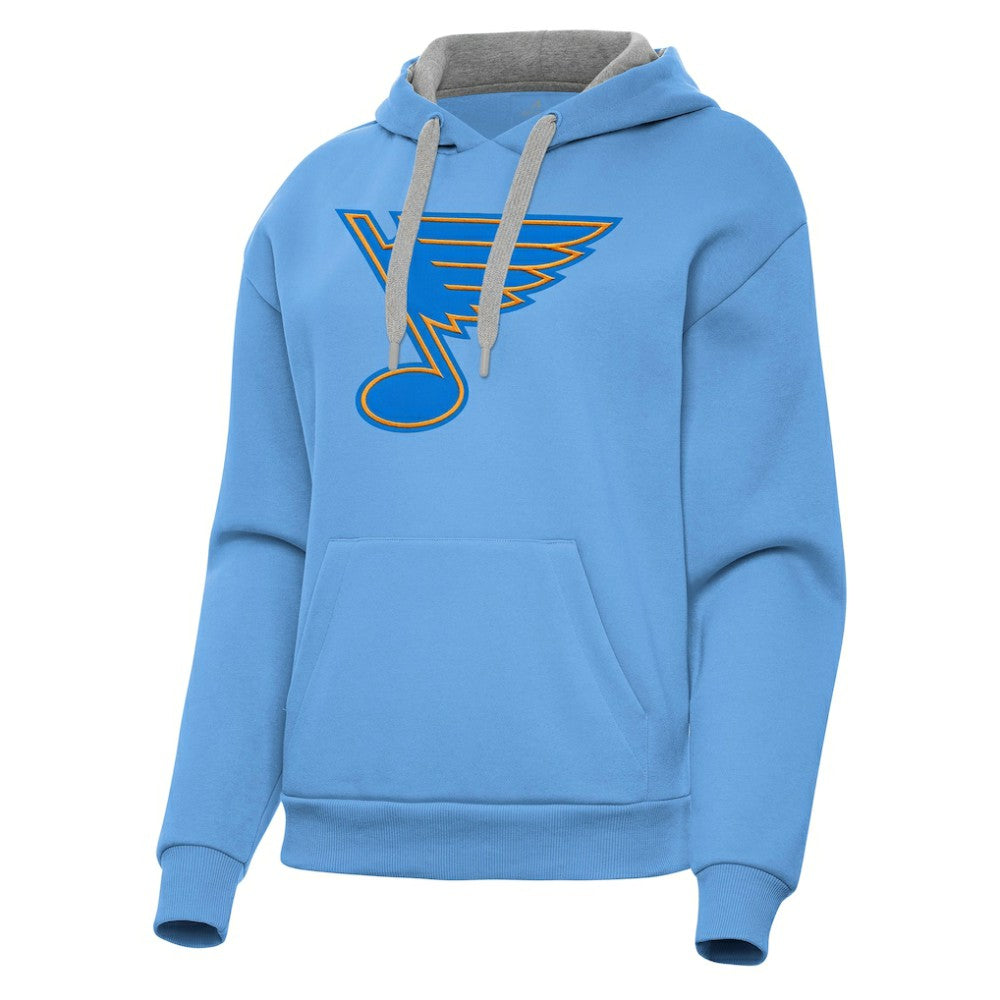St. Louis Blues Antigua Women's Victory Pullover Hoodie - Blue - NHL