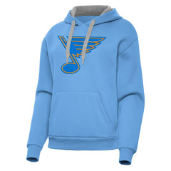 St. Louis Blues Antigua Women's Victory Pullover Hoodie - Blue - NHL