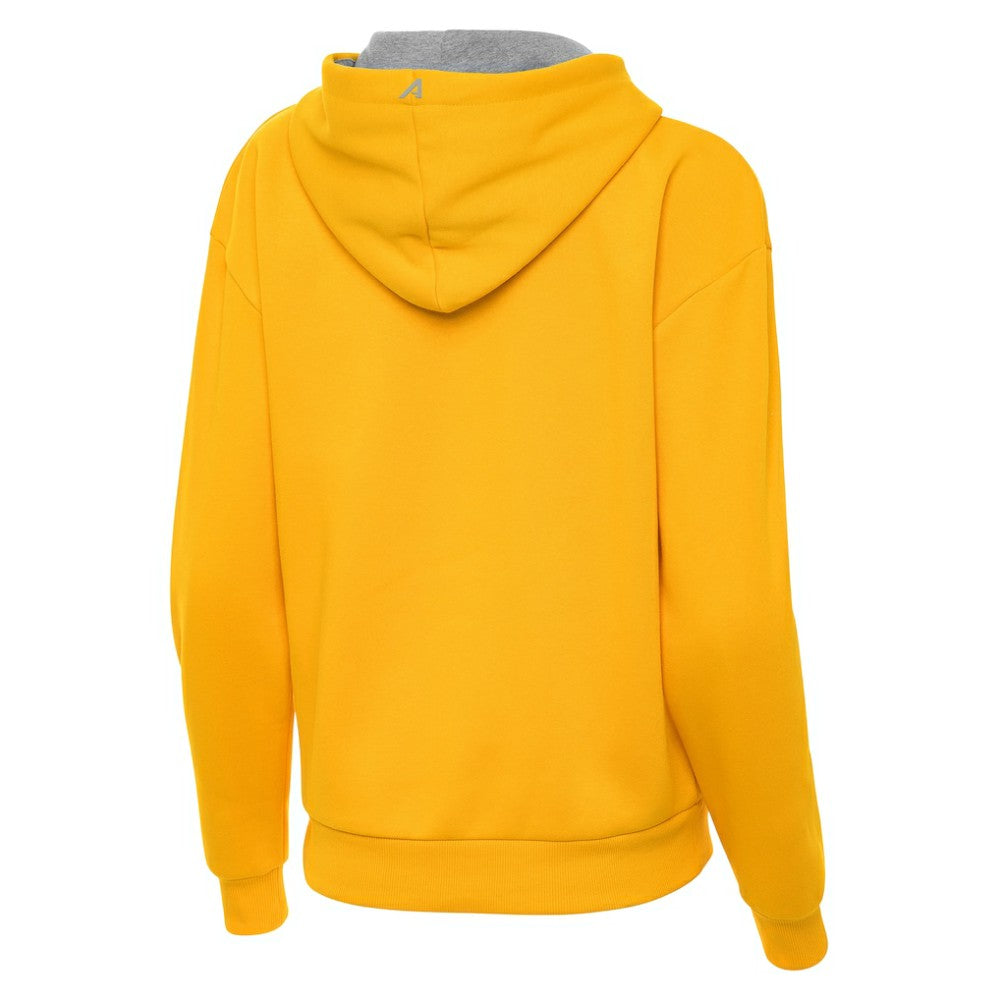 Boston Bruins Antigua Women's Victory Pullover Hoodie - Gold - NHL