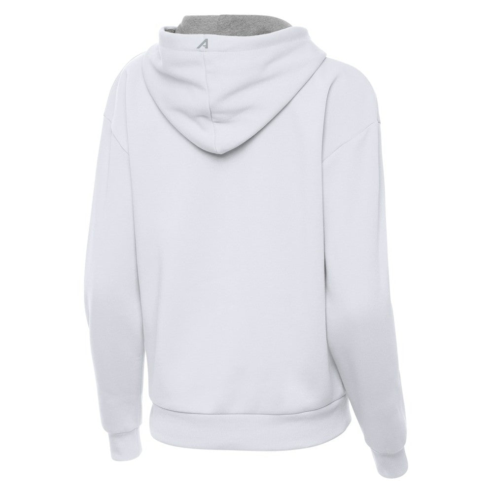 Boston Bruins Antigua Women's Victory Pullover Hoodie - White - NHL
