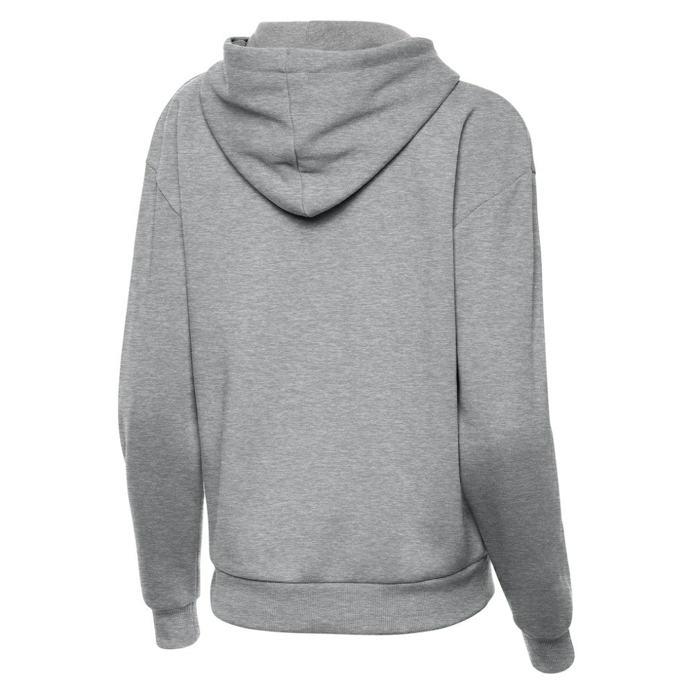 Boston Bruins Antigua Women's Victory Pullover Hoodie - Heather Gray - NHL