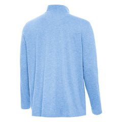 St. Louis Blues Antigua Hunk Lightweight Quarter-Zip Pullover - Heather Blue - NHL