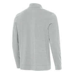 Boston Bruins Antigua Bright Quarter-Zip Pullover - Heather Gray - NHL