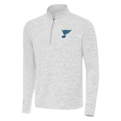 St. Louis Blues Antigua Cause Quarter-Zip Jacket - Gray - NHL