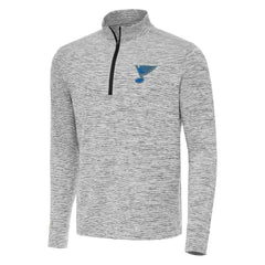 St. Louis Blues Antigua Cause Quarter-Zip Jacket - Black - NHL