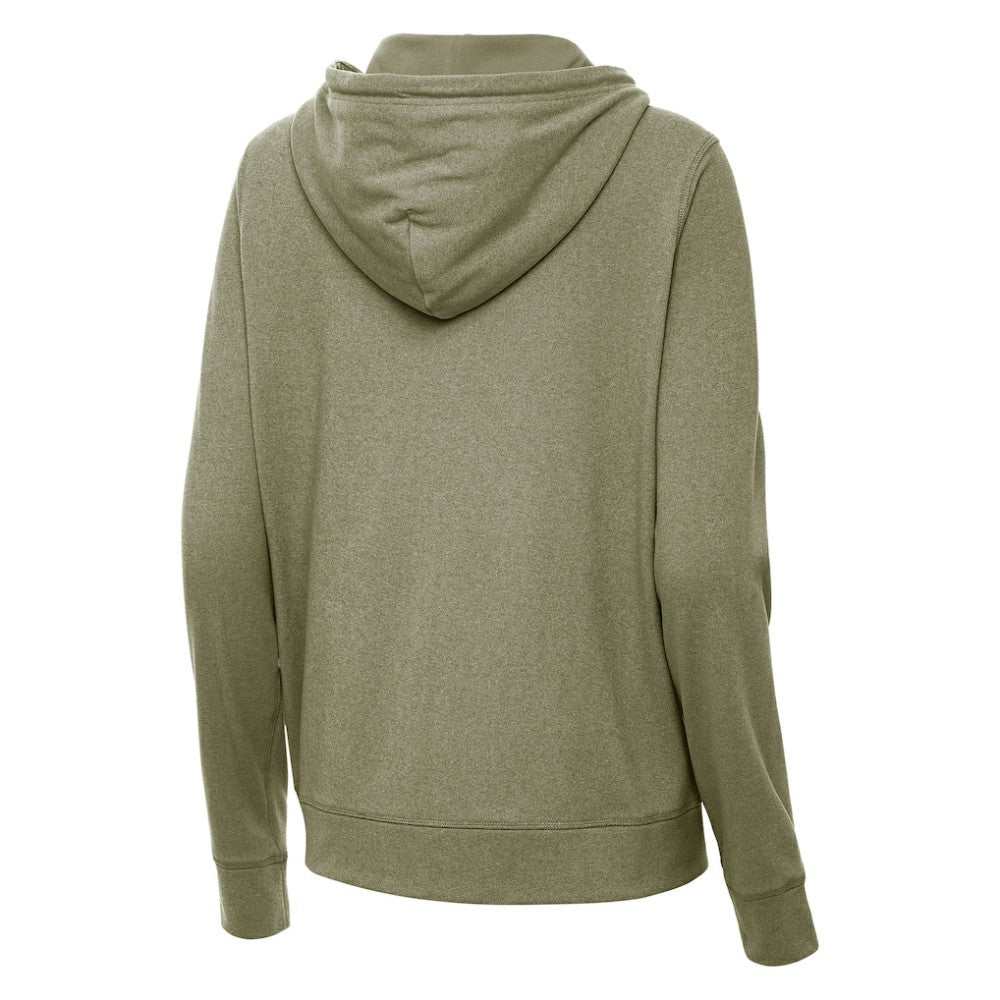 Boston Bruins Antigua Women's Seeker Full-Zip Hoodie - Olive - NHL