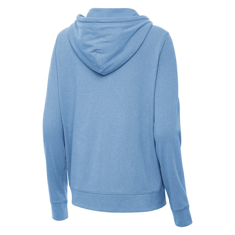 St. Louis Blues Antigua Women's Seeker Full-Zip Hoodie - Heather Blue - NHL