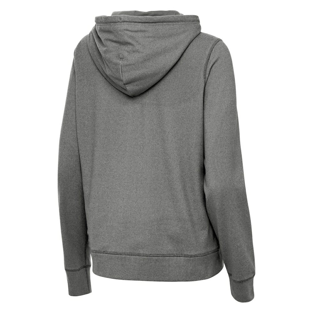 St. Louis Blues Antigua Women's Justice Pullover Hoodie - Heather Black - NHL