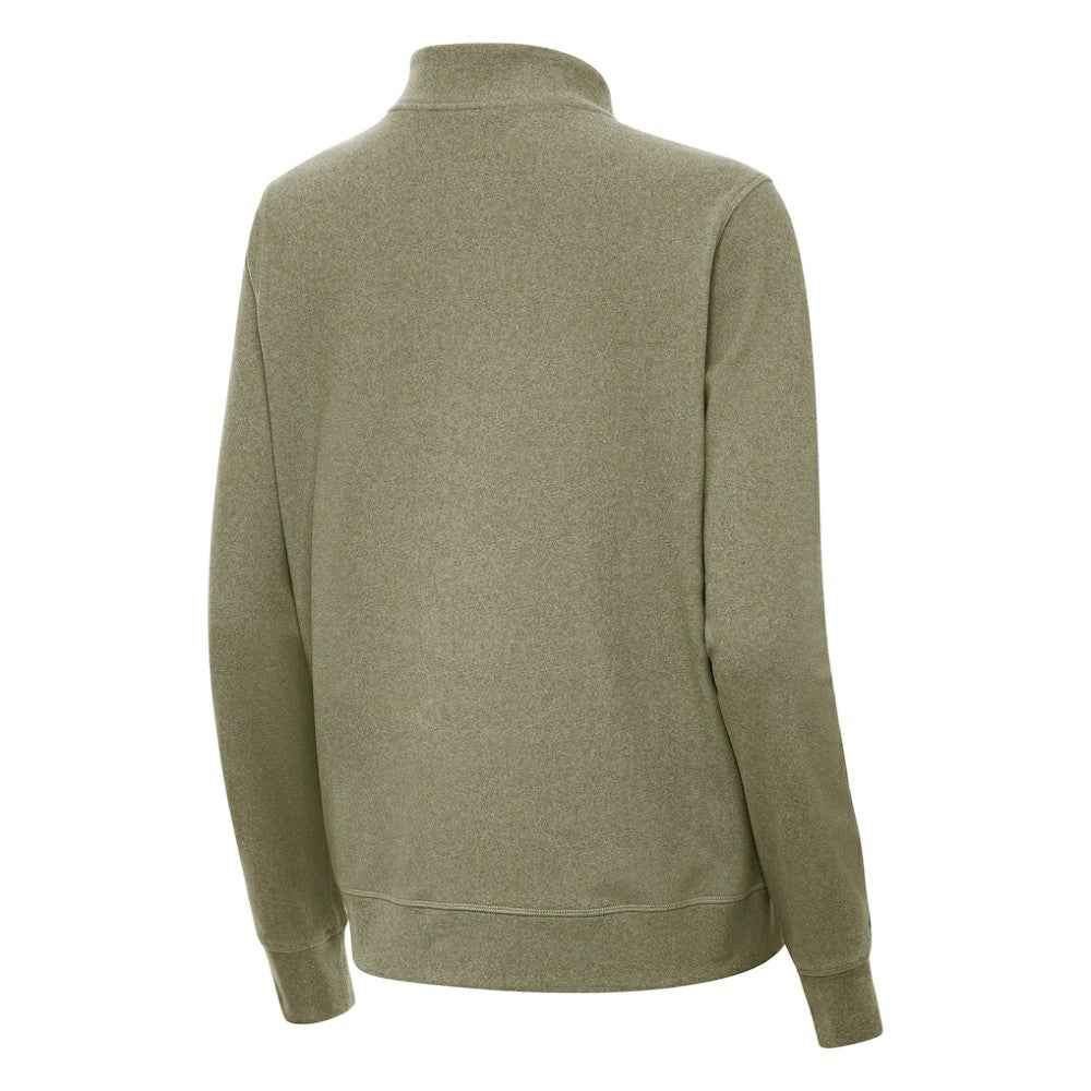 St. Louis Blues Antigua Women's Crush Quarter-Zip Pullover - Olive - NHL