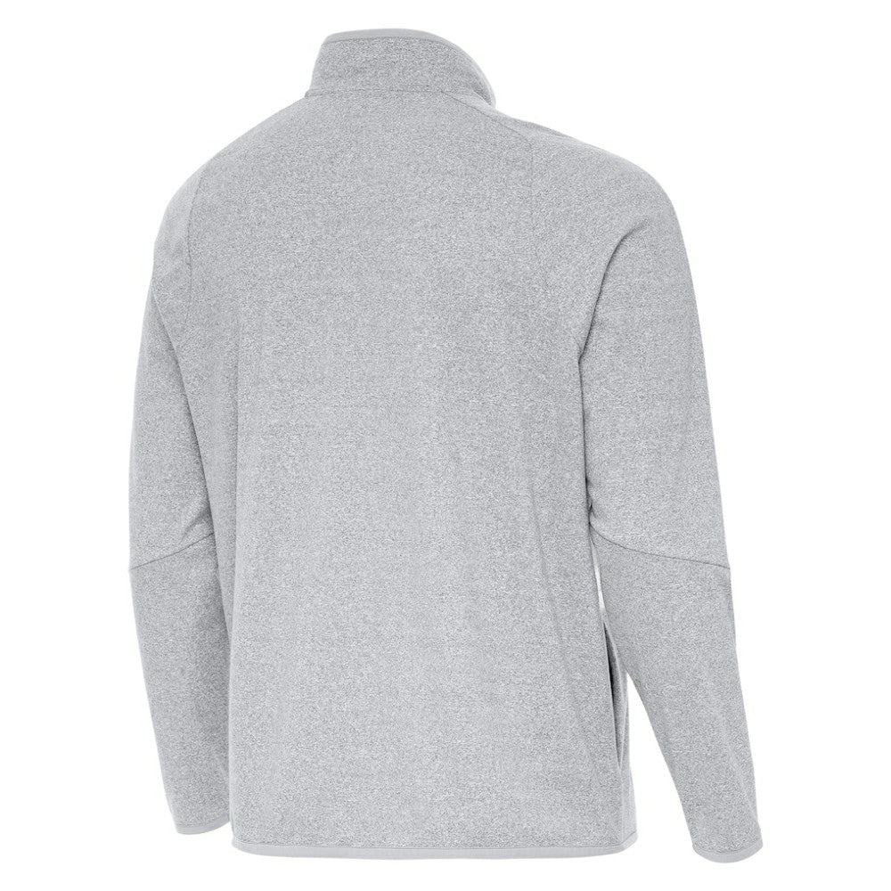 St. Louis Blues Antigua Certain Tri-Blend Quarter-Zip Top - Heather Gray - NHL