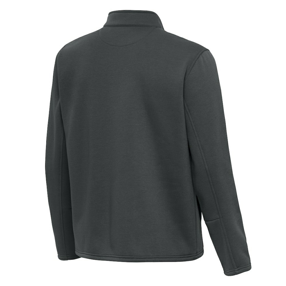 St. Louis Blues Antigua Twist Quarter-Zip Pullover Jacket - Pewter - NHL