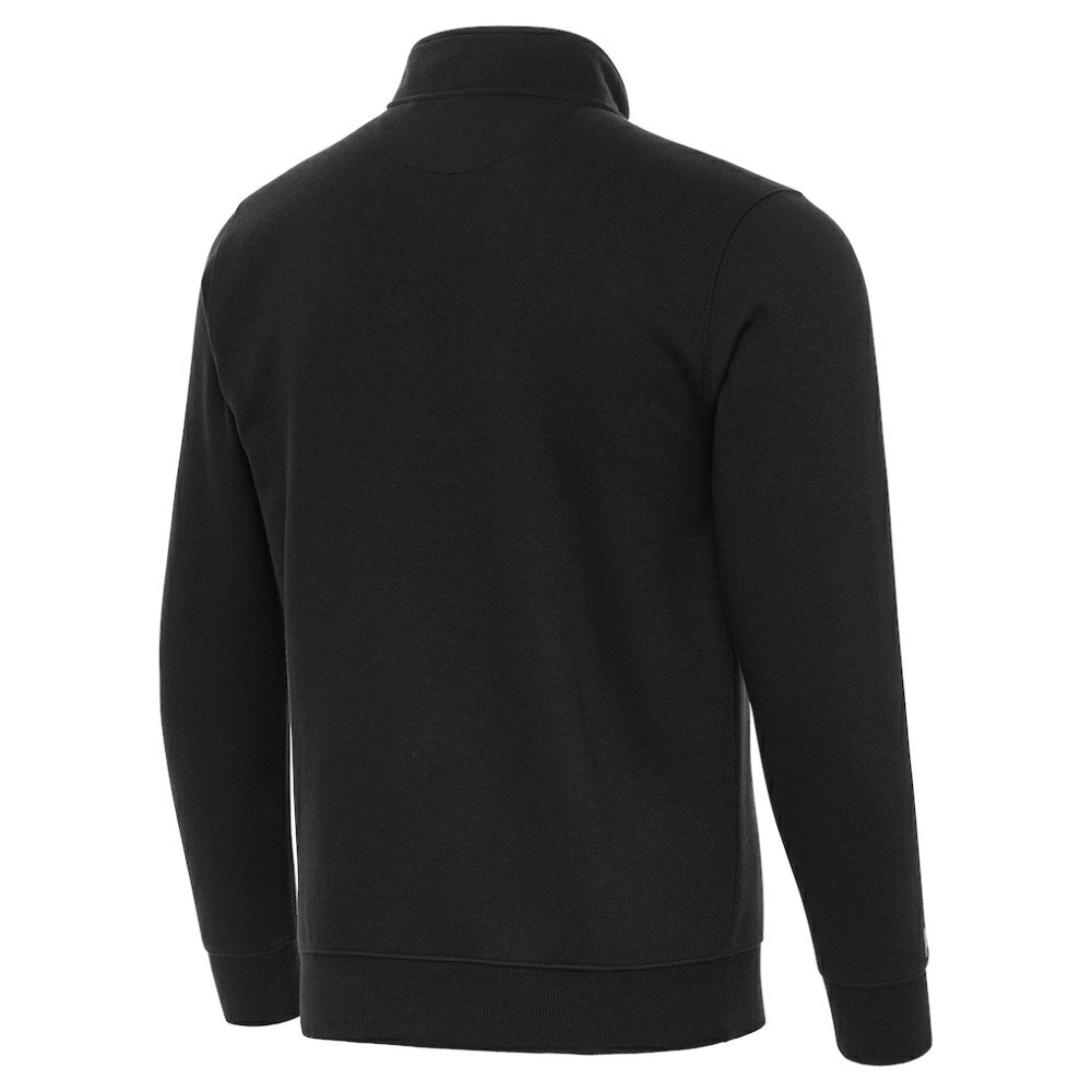 Boston Bruins Antigua Victory Quarter-Zip Pullover Top - Black - NHL
