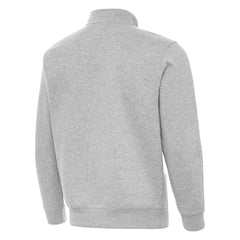 St. Louis Blues Antigua Victory Quarter-Zip Pullover Top - Heather Gray - NHL