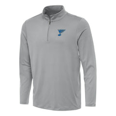 St. Louis Blues Antigua Reprocess Quarter-Zip Pullover - Gray - NHL