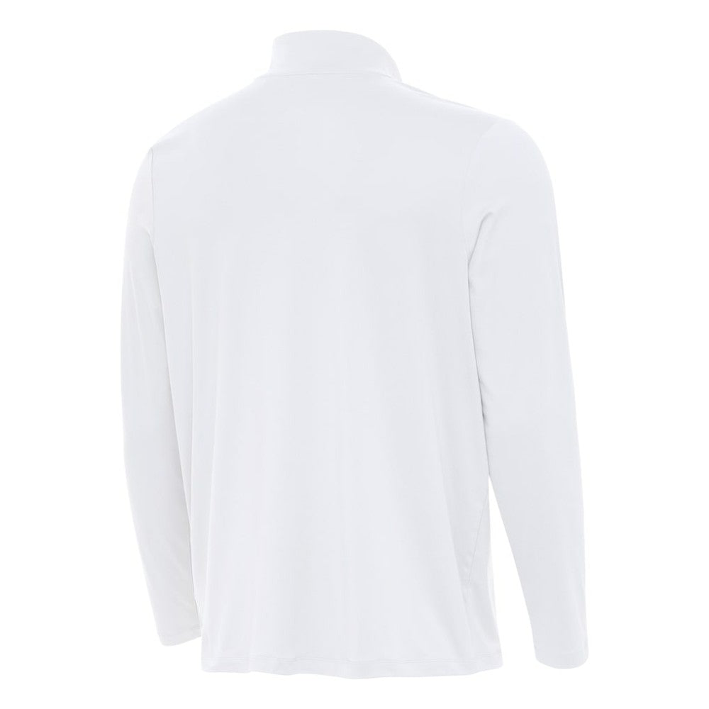 Boston Bruins Antigua Reprocess Quarter-Zip Pullover - White - NHL