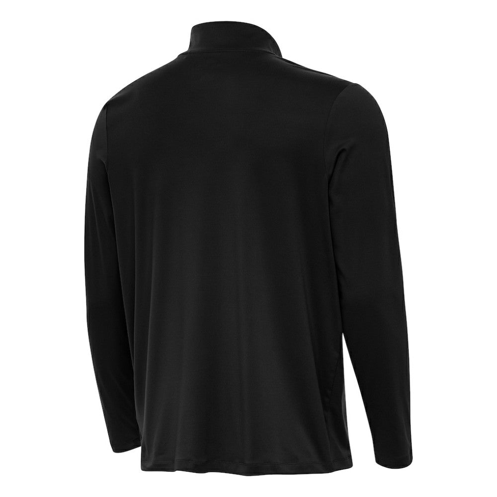 Boston Bruins Antigua Reprocess Quarter-Zip Pullover - Black - NHL