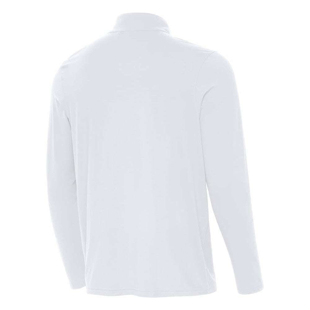 Boston Bruins Antigua Intent Quarter-Zip Top - White - NHL