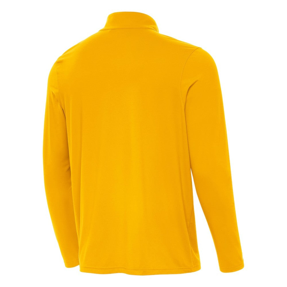 Boston Bruins Antigua Intent Quarter-Zip Top - Gold - NHL