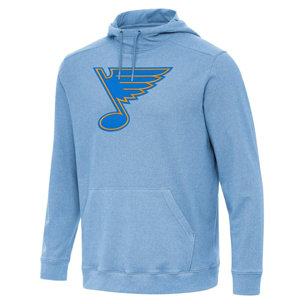 St. Louis Blues Antigua Cloud Pullover Hoodie - Heather Blue - NHL