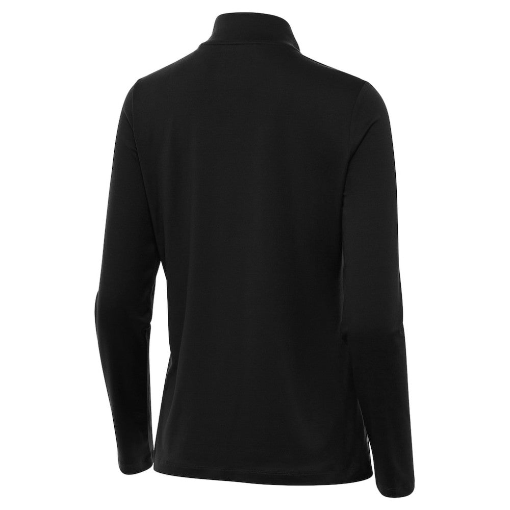 St. Louis Blues Antigua Women's Reprocess Quarter-Zip Pullover - Black - NHL