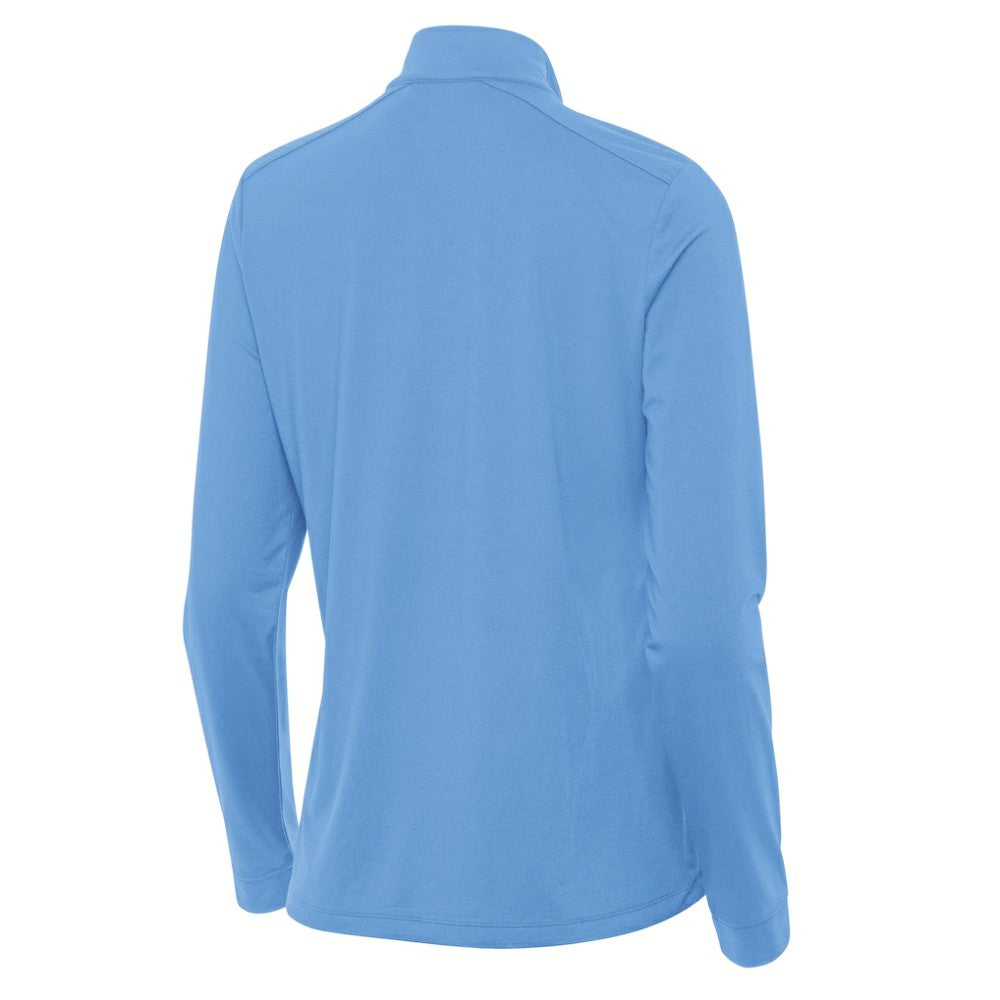 St. Louis Blues Antigua Women's Intent Quarter-Zip Pullover - Blue - NHL