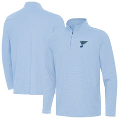 St. Louis Blues Antigua Twine Quarter-Zip Pullover - Blue - NHL