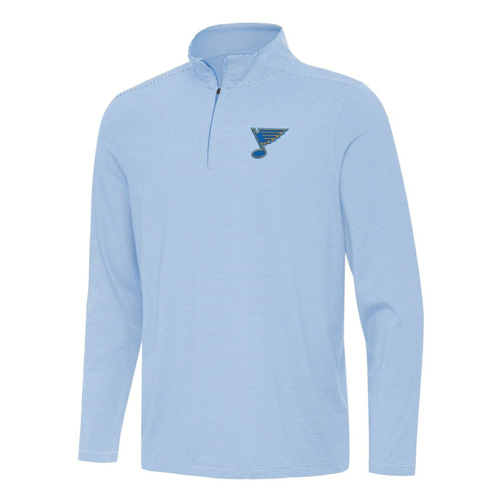 St. Louis Blues Antigua Twine Quarter-Zip Pullover - Blue - NHL