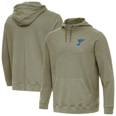 St. Louis Blues Antigua Cloud Pullover Hoodie - Olive - NHL