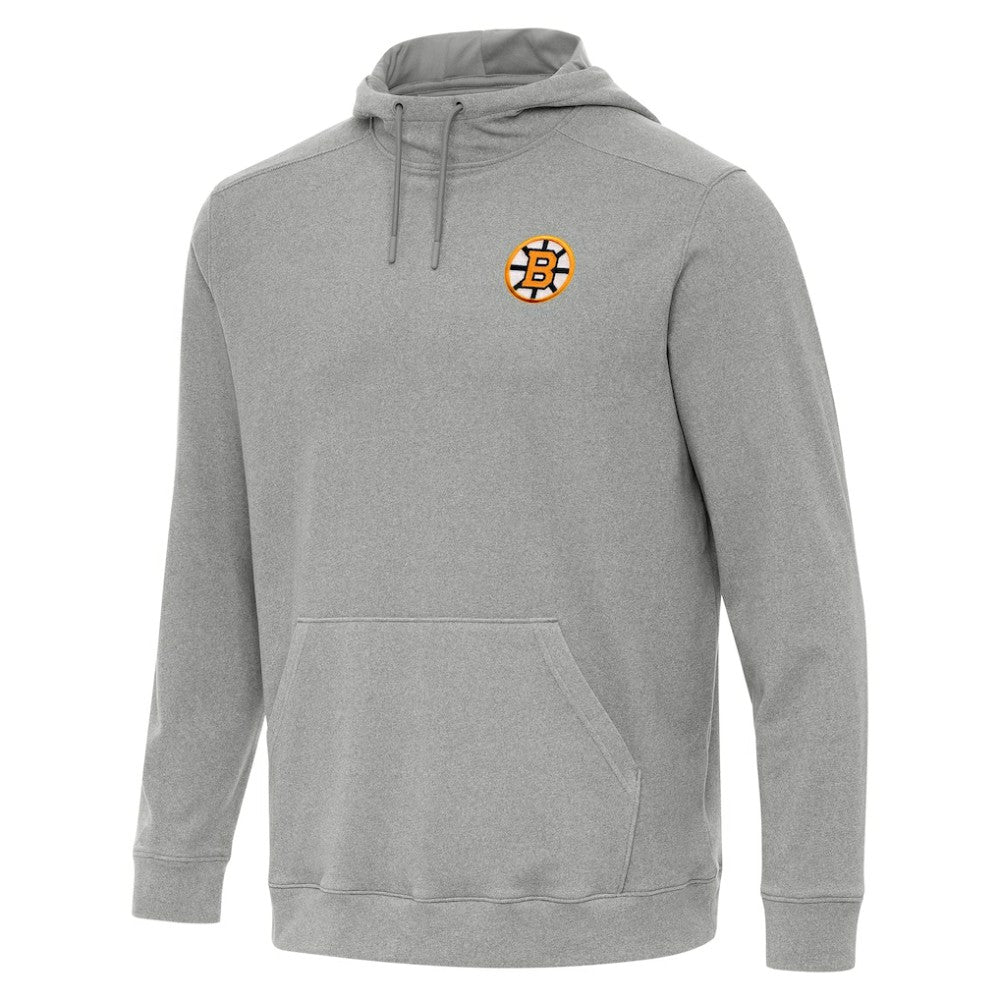 Boston Bruins Antigua Cloud Pullover Hoodie - Heather Gray - NHL