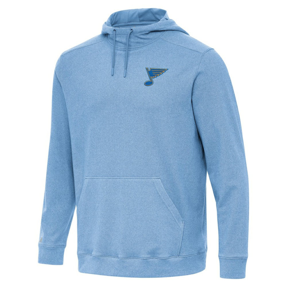 St. Louis Blues Antigua Cloud Pullover Hoodie - Heather Blue - NHL