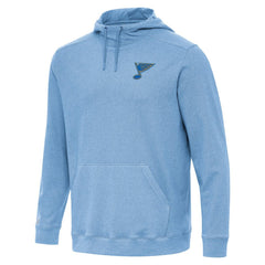 St. Louis Blues Antigua Cloud Pullover Hoodie - Heather Blue - NHL